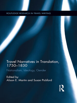 cover image of Travel Narratives in Translation, 1750-1830